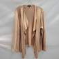 Eileen Fisher Organic Cotton/Organic Linen Blend Open Front Cardigan Size 2X image number 1