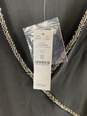 WHBM Black Sequin Sleeveless Blouse XL NWT image number 4