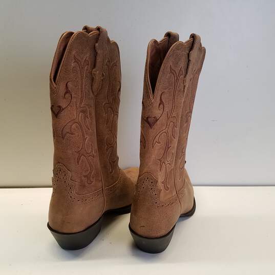 Justin Western Men's Boots Beige Size 9B image number 6
