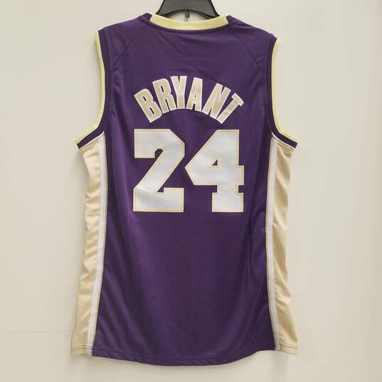 Mitchell & Ness Hardwood Classics L.A. Lakers  Kobe Bryant #24 1996-2006 Purple Jersey Sz. XL (NWT) image number 2