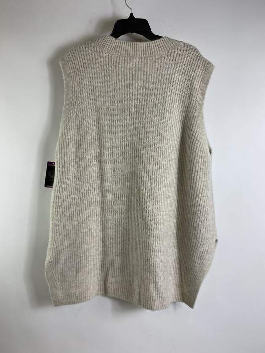Vince Camuto Ivory Sweater Vest XXL NWT image number 2