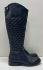 Vince Camuto Faya Quilted Leather Riding Boots Black 8 image number 3