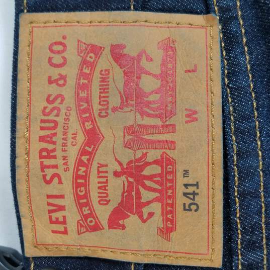Levi's Men 541 Dark Wash Athletic Taper Jeans 54 image number 3