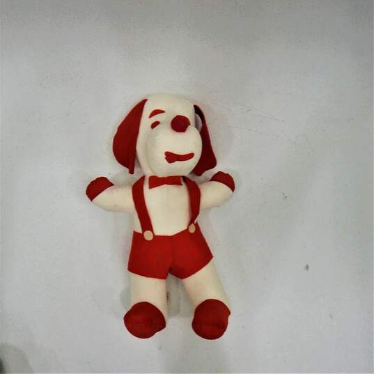VTG Carnival Prize Plush Toys Samet & Wells Dog Heart Panda Dog Ace Novelty image number 2