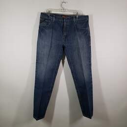 Mens Work M5 Slim Fit Denim 5 Pocket Design Straight Leg Jeans Size 40/32