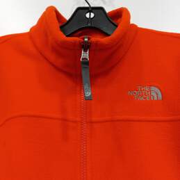 The North Face Orange Fleece Jacket Boy's Size XL alternative image