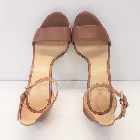 Michael Kors Leather Hutton Sandals Tan 6 image number 6