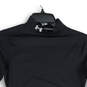 Mens Black Mock Neck Long Sleeve Pullover Activewear T-Shirt Size XS image number 3