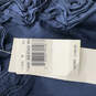 NWT Womens Blue Sleeveless Ruffle Back Zip Knee Length A-Line Dress Size 0 image number 3