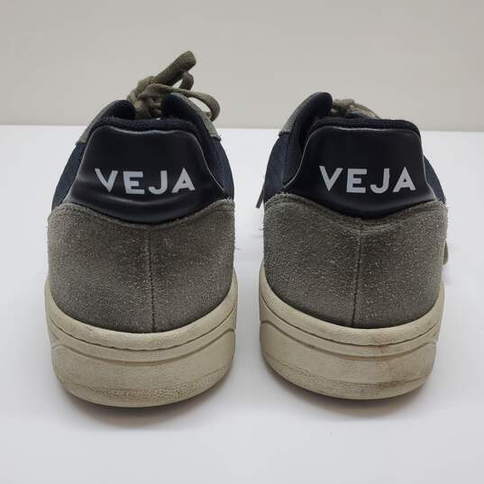 VEJA V-10 Ripstop Sneaker Black/Green - Size 11 image number 4