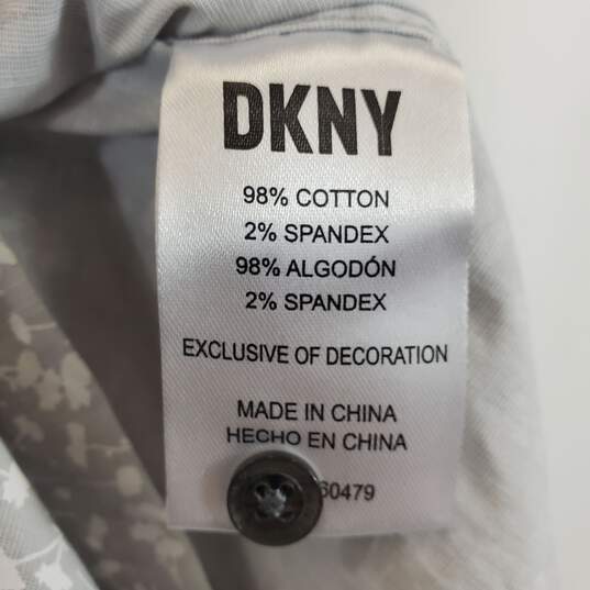 DKNY Men's Gray Button Up SZ S NWT image number 6