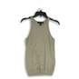 Ralph Lauren Womens Beige Knitted Round Neck Sleeveless Tank Top Size Small image number 1