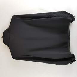Louis Vuitton Women Black Long Sleeve Chiffon Blouse 32 NWT alternative image