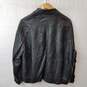 Bullock & Jones San Francisco Lined Full Zip Leather Jacket Adult Size 38 image number 3