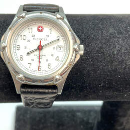 Designer Swiss Army 093.0690 Silver-Tone Stainless Steel Analog Wristwatch