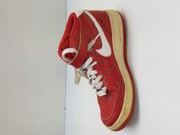 Nike Youth's Air Force 1 Mid '07 Fusion Red Sneaker Size 4Y alternative image