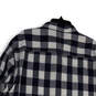NWT Mens Blue White Plaid Long Sleeve Spread Collar Button-Up Shirt Sz 3XL image number 4
