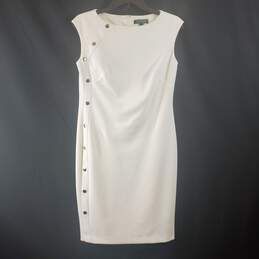 Lauren Ralph Lauren Women's White Dress SZ 2