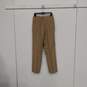Mens Tan Flat Front Pockets Straight Leg Casual Chino Pants Size 32 image number 2