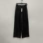NWT Womens Black Elastic Waist Pull-On Wide-Leg Dress Pants Size X-Small image number 1