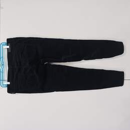 Women's Black Corduroy Pants Size 12 alternative image