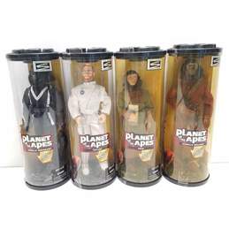 Lot of 4 Hasbro Signature Series Special Collector Edition Planet Of The Apes Action Figures
