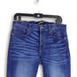 Womens Blue Denim Medium Wash 5-Pocket Design Bootcut Jeans Size 10S image number 3