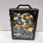 Bundle of Assorted Monster Jam Toy Cars with Travel Case image number 2