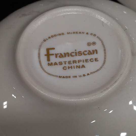 4 Franciscan Platinum Band China Teacups image number 5