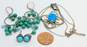 925 Faux Turquoise & Blue Crystal Jewelry image number 6