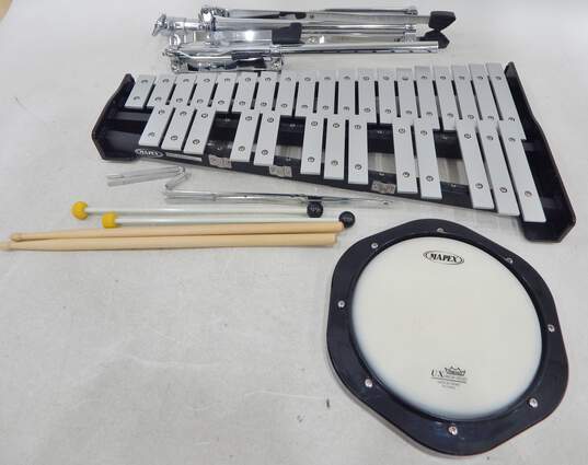 Mapex 32-Key Glockenspiel Kit w/ Rolling Case and Accessories image number 1
