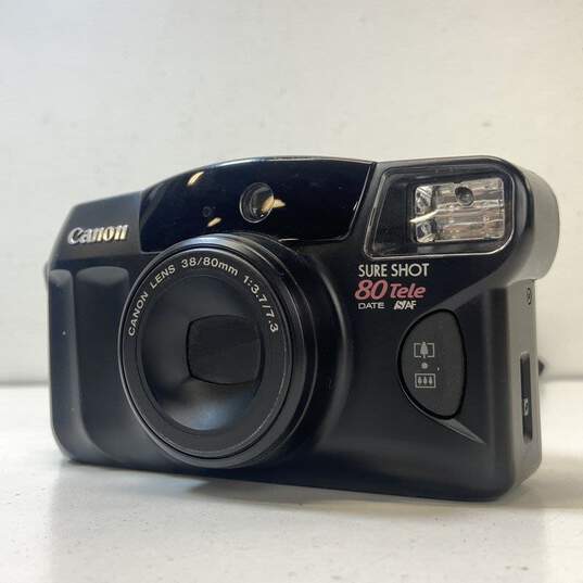 Canon Sure Shot 80 Tele Date 35mm Point & Shoot Camera image number 4