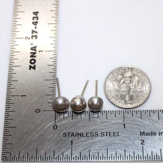 Sterling Silver Stud Earring Set image number 5