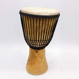 Unbranded Wooden Rope-Tuned Djembe Drum