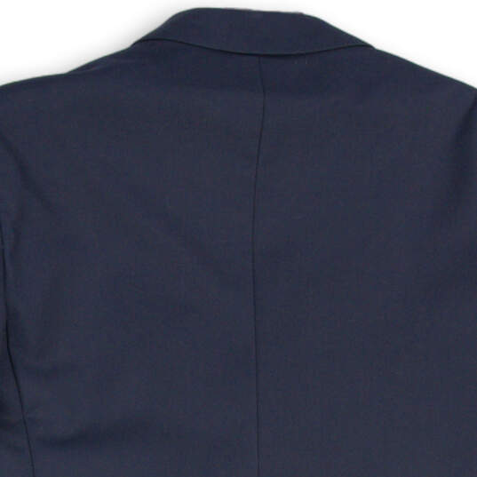 NWT Mens Navy Blue Long Sleeve Single Breasted Two Button Blazer Size 38 image number 4