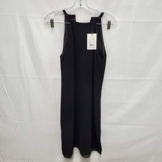 NWT Theory WM's Strap Sleeveless Black Bodycon Dress Size 2 image number 1