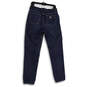 Womens Blue Denim Medium Wash 5 Pocket Design Skinny Leg Jeans Size 32 image number 2