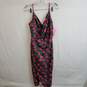 Betsey Johnson pink floral strapless printed dress 6 nwt image number 1