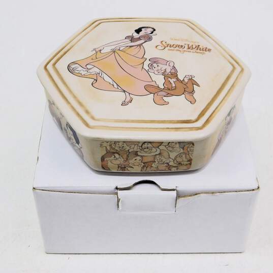 Disney Snow White And The Seven Dwarfs 70th Anniversary Jewelry Trinket Box image number 1