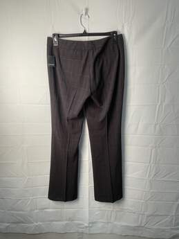 Tahari Women's Black Plaid Bell Bottom Pants Size 10 alternative image