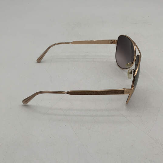 Authentic Mens Brown GA 904S Metal Textured Full Rim Aviator Sunglasses image number 3