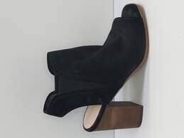 Aldo Women's Black Leather Open Toe Block Heel Size 10