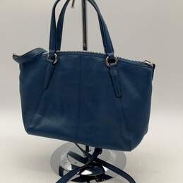 Coach Womens Lapis Blue Pebble Leather Kelsey Small Satchel Bag/COA alternative image