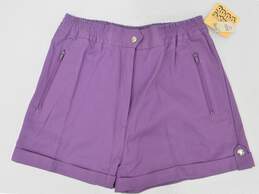 Vintage 80s Dune Duds Purple Mom Jean Style Cargo Shorts Women's Size 12 w/ Tags
