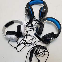 Bundle of 3 Assorted Gaming Headsets