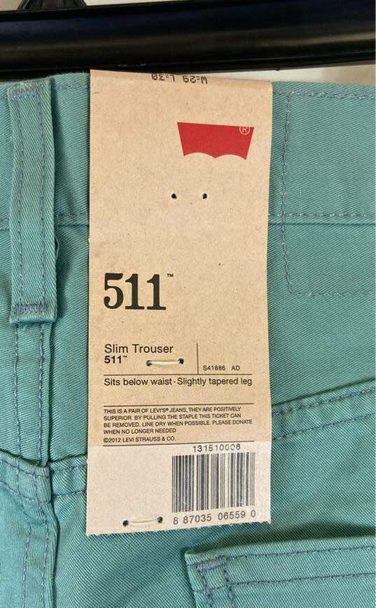 Levi's Strauss Men's Green Casual Pants Size W29 image number 4
