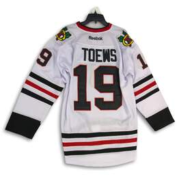 Reebok Mens White Chicago Blackhawks Jonathan Toews #19 NHL Jersey Size 52 alternative image