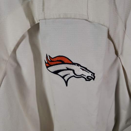 Mens Long Sleeve Denver Broncos Football NFL Windbreaker Jacket Size Medium image number 3