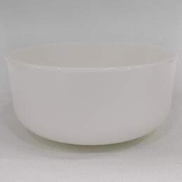 2 Vintage White Milk Glass Mixing Bowls alternative image