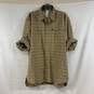Men's Yellow/Grey Plaid The North Face Button-Up, Sz. XL image number 1